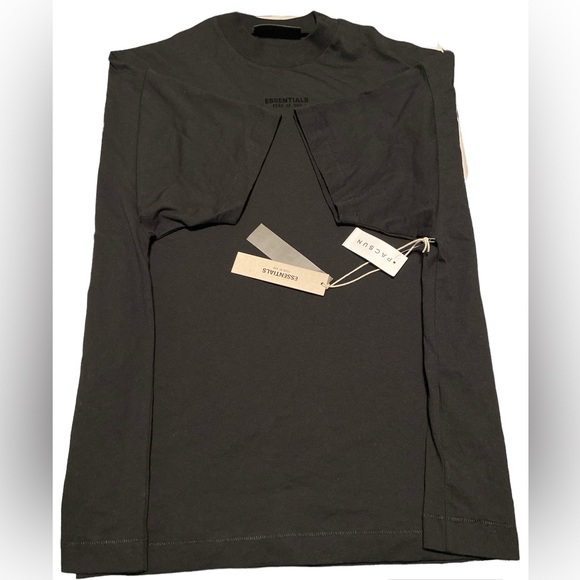 Fear of God Other - Jet Black Essentials Fear Of God T-Shirt